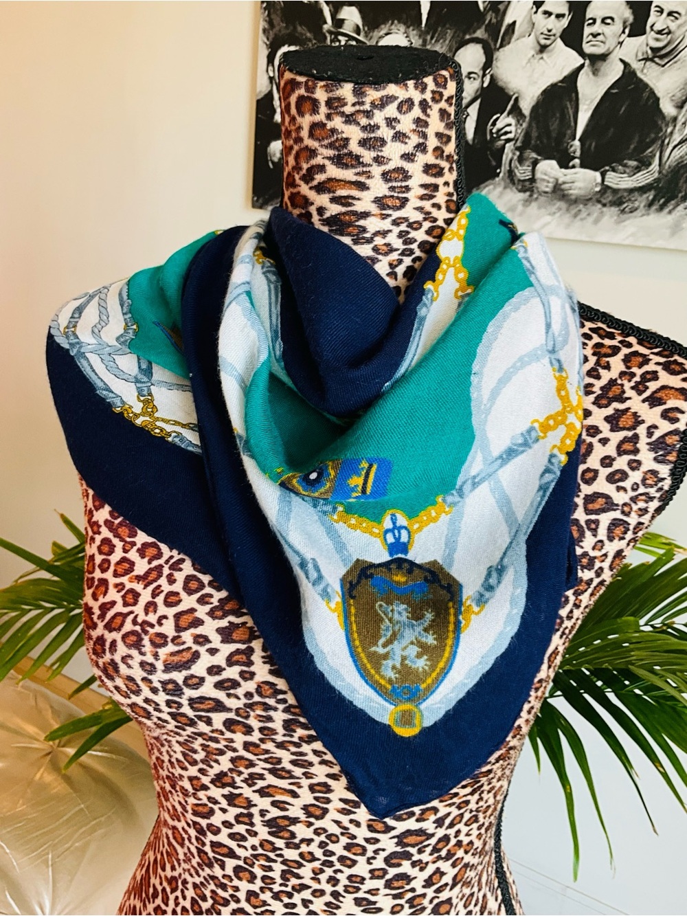70s Nautical British Scarf - Picture 1 of 10
